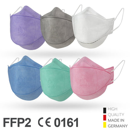 FFP2 Schutzmaske L mit Ohrschlaufen, Fish Typ, Made in Germany - kaufen - Satiata Med