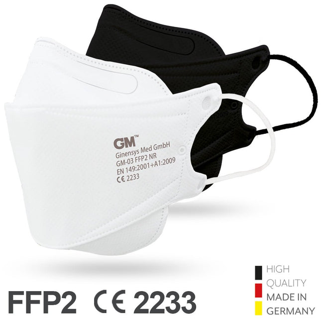 FFP2 Schutzmaske mit Ohrschlaufen, Fish Typ, Made in Germany - kaufen - Satiata Med