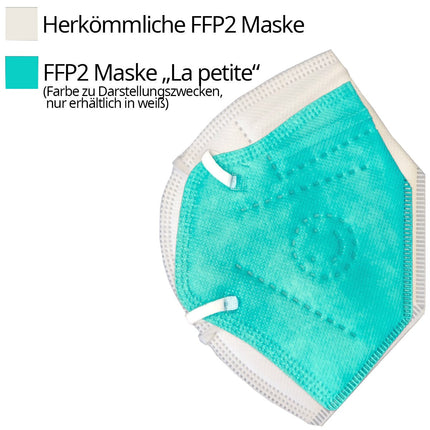 FFP2 Schutzmaske XS mit Ohrschlaufen, Made in Germany - kaufen - Satiata Med