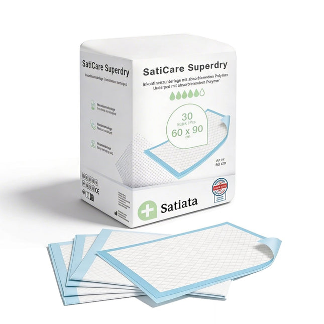 Inkontinenzunterlage Saticare SUPERDRY 60 x 90 cm - kaufen - Satiata
