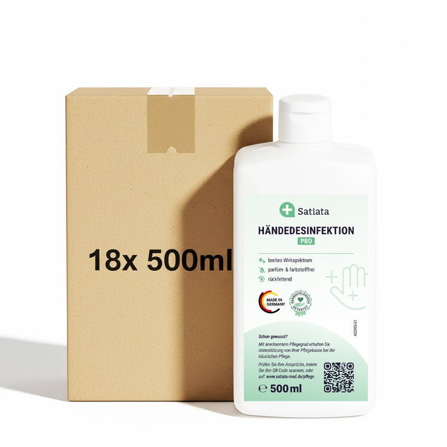 Händedesinfektion 500ml (ab 8,88€/l) - kaufen - Satiata