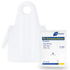 Einmal Schutzschürze, PE, weiß - kaufen - Satiata Med
