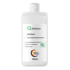 500 ml Satiata Med Alkoholfreie Flächendesinfektion Satifect-Flasche, nicht schäumend, hergestellt in Deutschland.