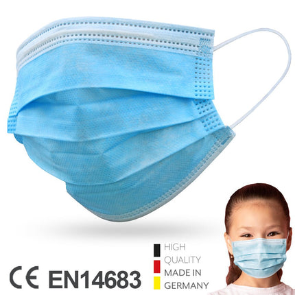 Kinder Mund-Nasen-Schutz medizinisch, Made in Germany, 98% Filterleistung - kaufen - Satiata Med